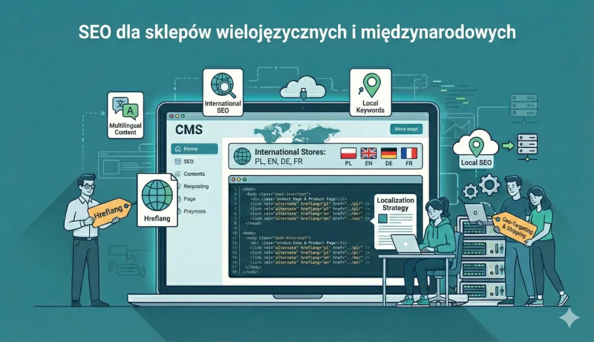 SEO dla sklepów wielojęzycznych i międzynarodowych – kompletny przewodnik dla e‑commerce